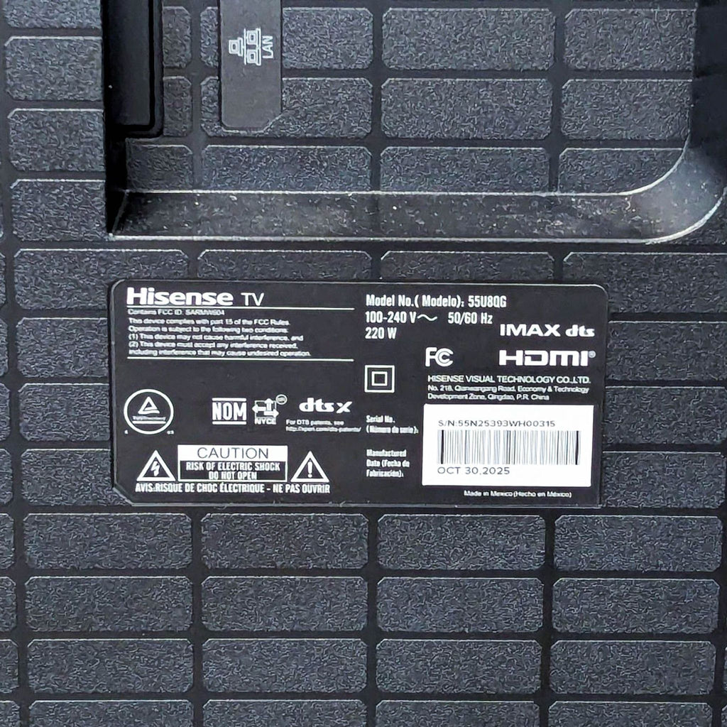 Hisense 55" Google TV Smart LED Television