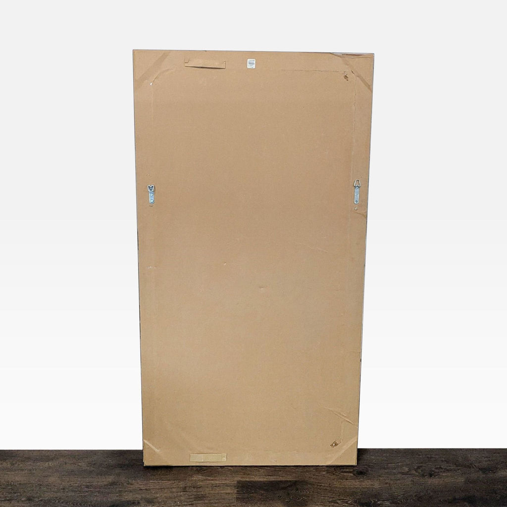 Mirror with mahogany frame, full length, from Z Gallerie, reflecting modern style.