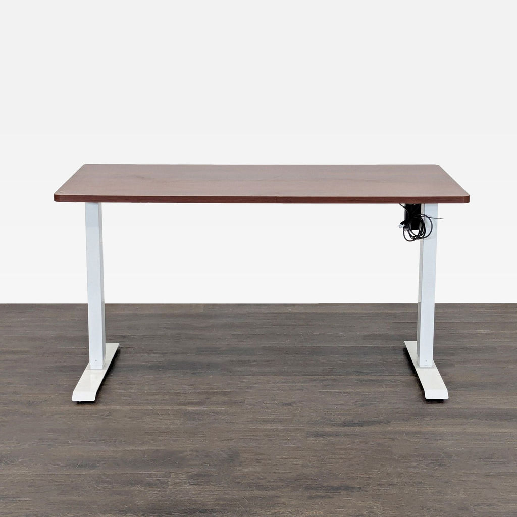 Flexispot Electric Height Adjustable Standing Desk with White Frame