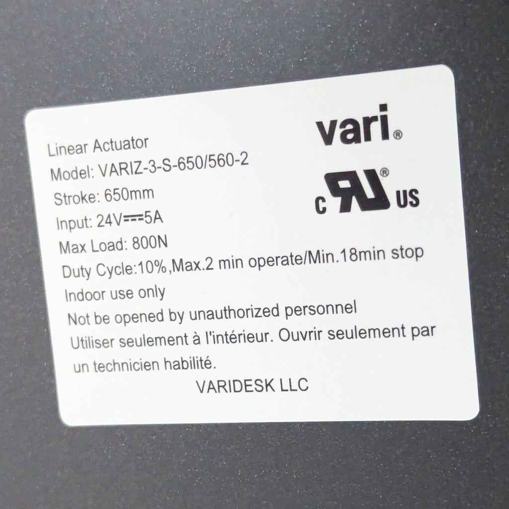Vari Electric Adjustable Height Standing Desk - Modern Sit/Stand Desk