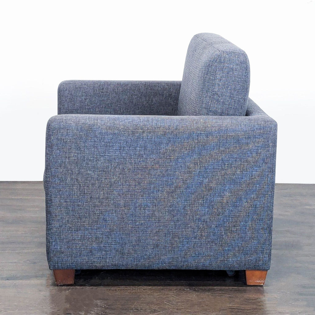 Living Spaces Cliff Dark Gray Modern Sleeper Chair