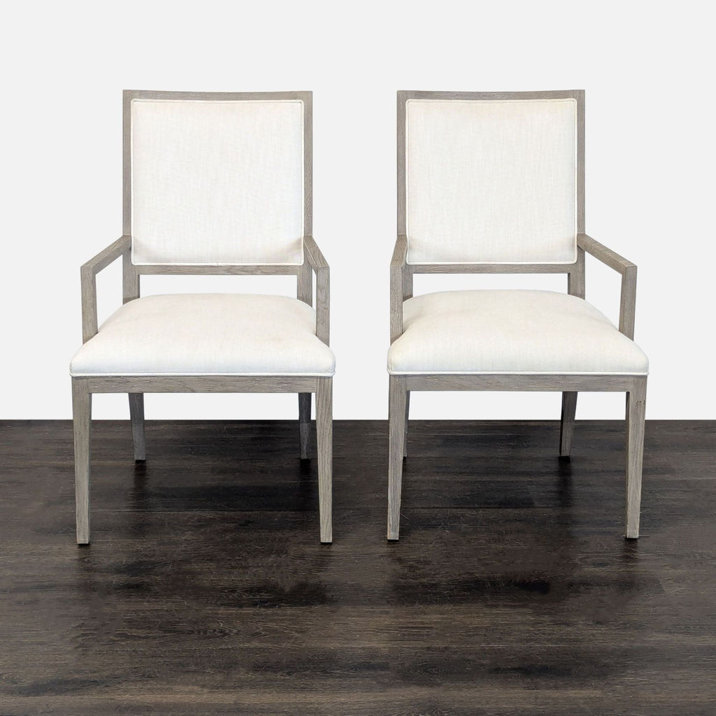 Restoration Hardware (RH) St. James Marble-Top Rectangular Dining Table Set