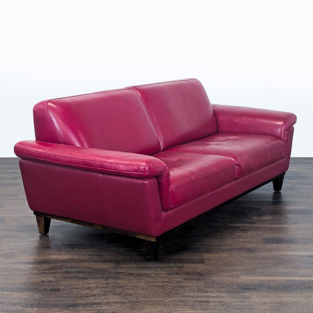 Three-seater Ana Furniture sofa, circa 2019, featuring a contemporary design and comfortable seating.