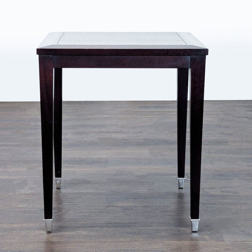 Certainly! Since you mentioned "these images" but didn’t provide any, here are three general, distinct alt text options for an end table listing (each under 100 characters):