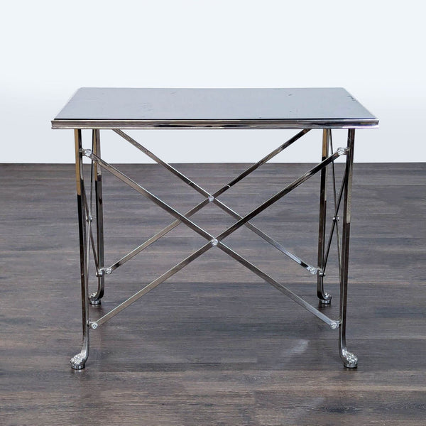 1. Ralph Lauren side table with elegant design, perfect for living room accent or entryway display.  
