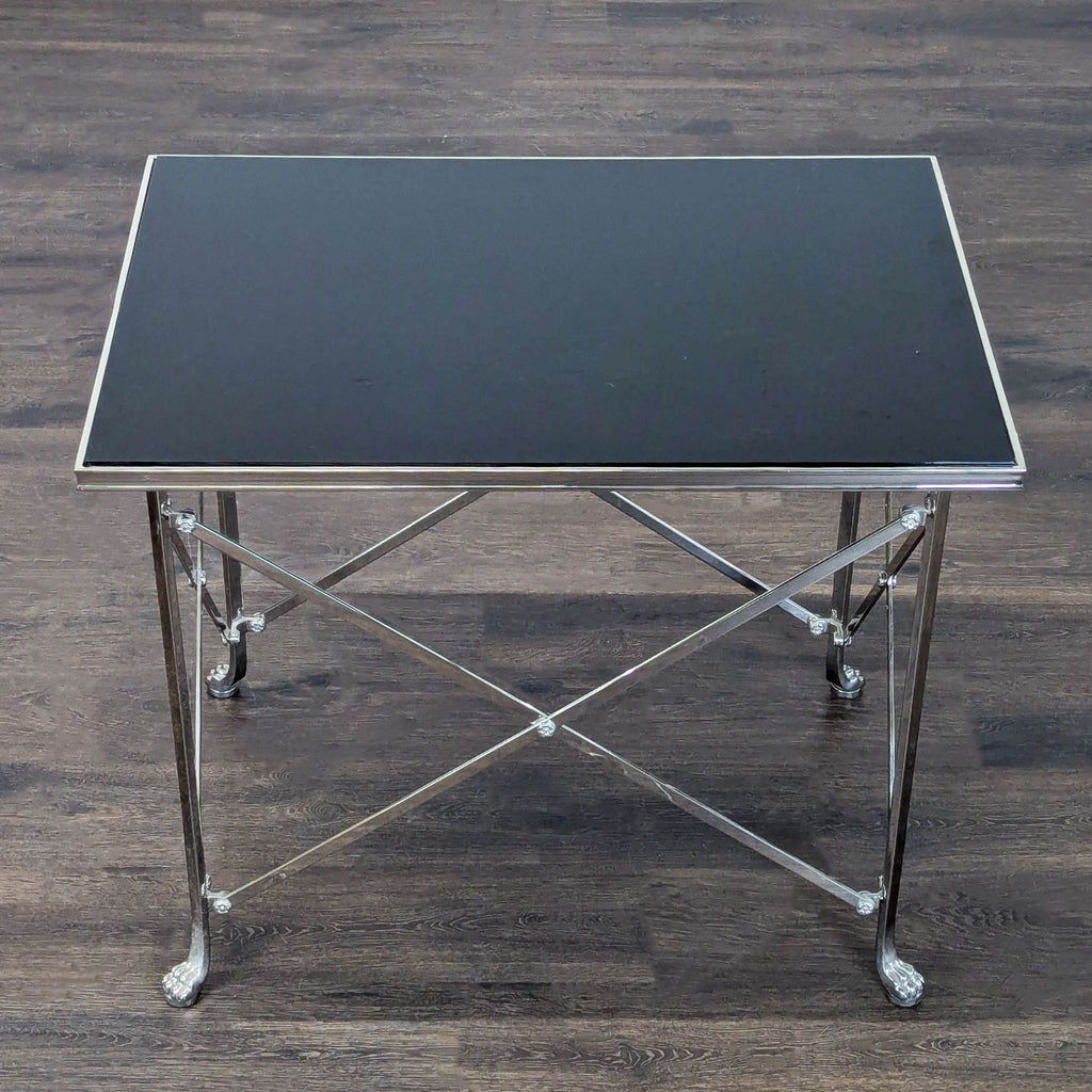 2. Stylish Ralph Lauren console table, showcasing modern lines and premium craftsmanship.  
