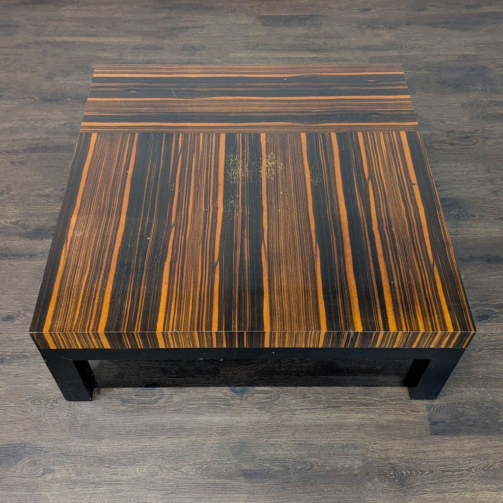 2. Elegant rectangular coffee table by Christian Liaigre, crafted for Holly Hunt, shown in a contemporary setting.