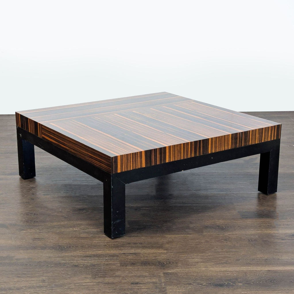 3. Sleek Christian Liaigre coffee table, from Holly Hunt, featuring sophisticated craftsmanship and neutral tones.