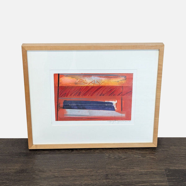 C. Gregory Gummersall 1989 Original Mixed Media Abstract