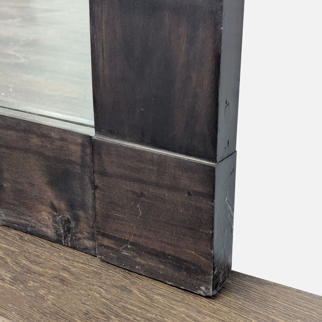 Wood Framed Floor Mirror