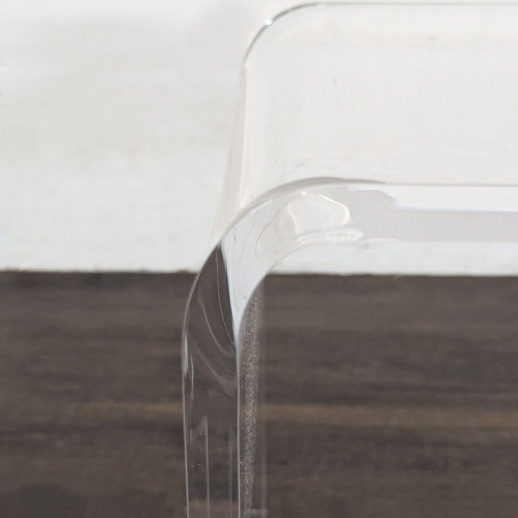 Acrylic Waterfall Coffee Table