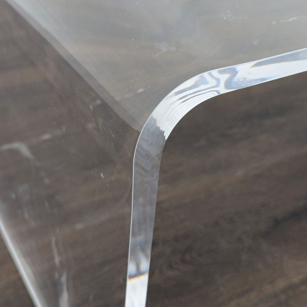 Acrylic Waterfall Coffee Table