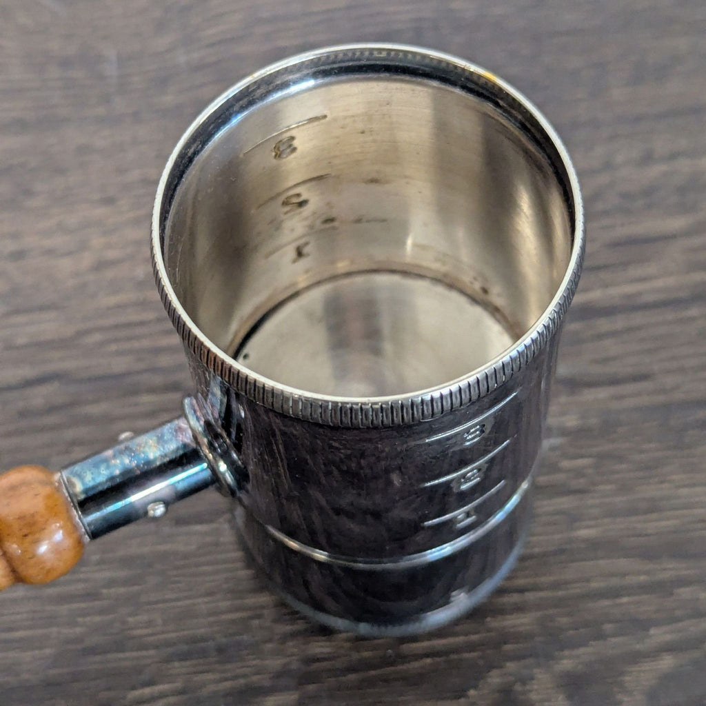 Vintage Napier Art Deco Silver-Plated Gavel Cocktail Jigger