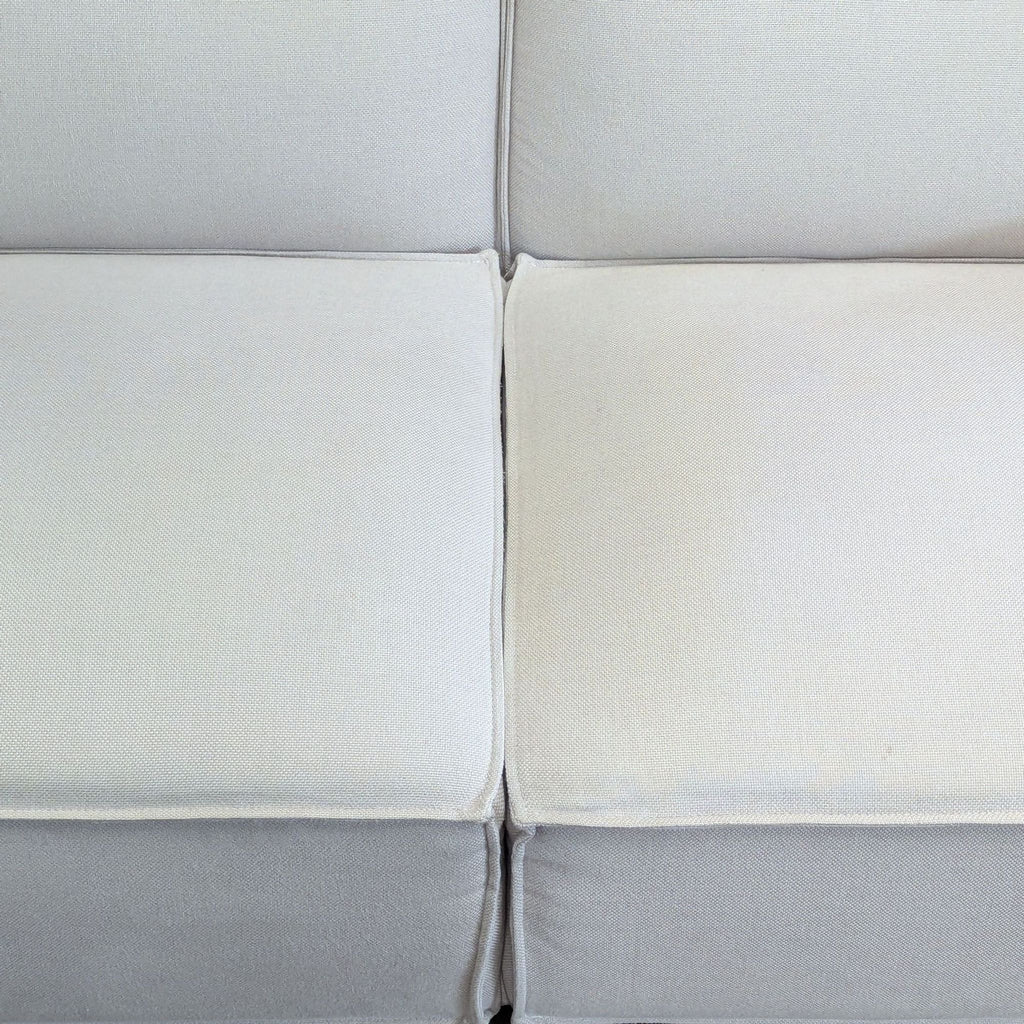 Modern Rove Concepts sectional sofa, 2022 model, slight removable pilling, clean lines, in excellent condition.