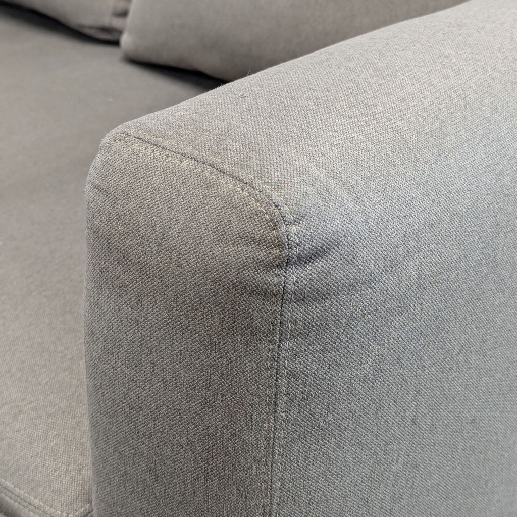 Room & Board Oxford Gray Sectional Sofa with Pull-Out Sleeper - Accepted Offer (21.98% discount)