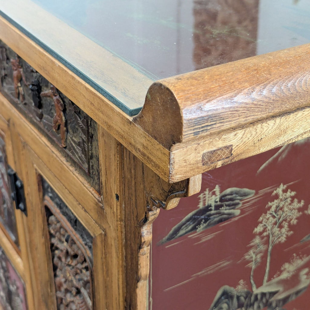 Imported from China. Antique Chinese wedding bed panels (per seller) Ca 1999