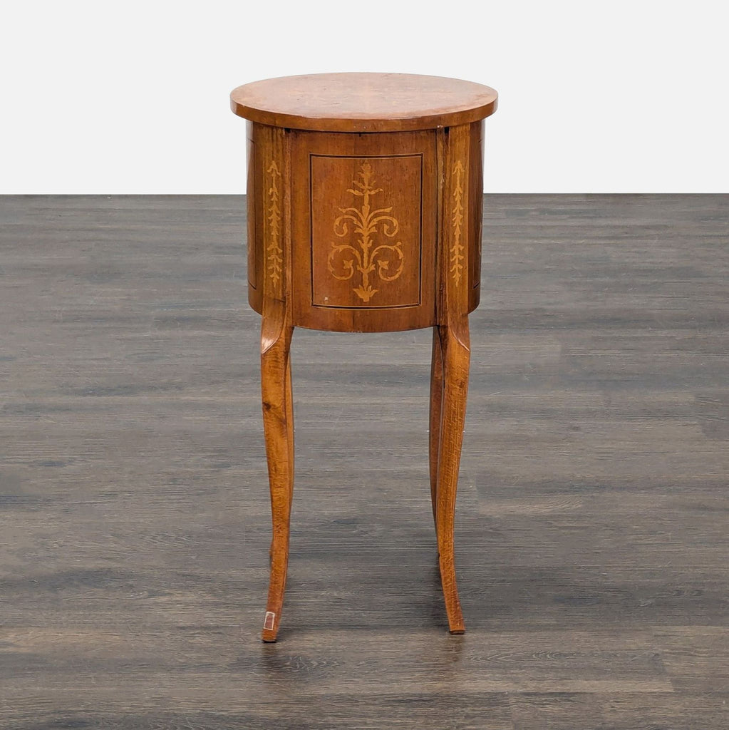 Antique Three Drawer Marquetry Side Table - Accepted Offer (14.29% discount)