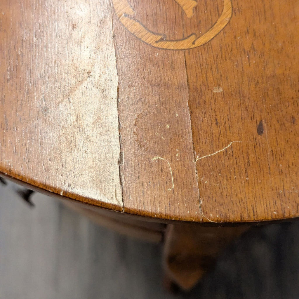 Antique Three Drawer Marquetry Side Table - Accepted Offer (14.29% discount)