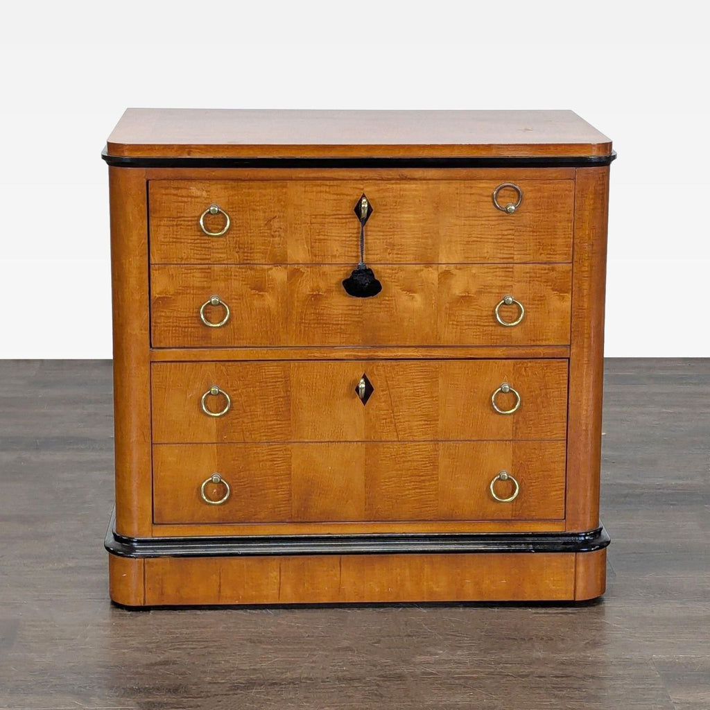 Vintage National Mt. Airy Vienna Nightstand/Chest
