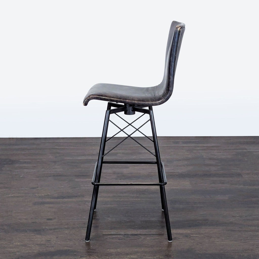 Vintage Four Hands Bar Stool