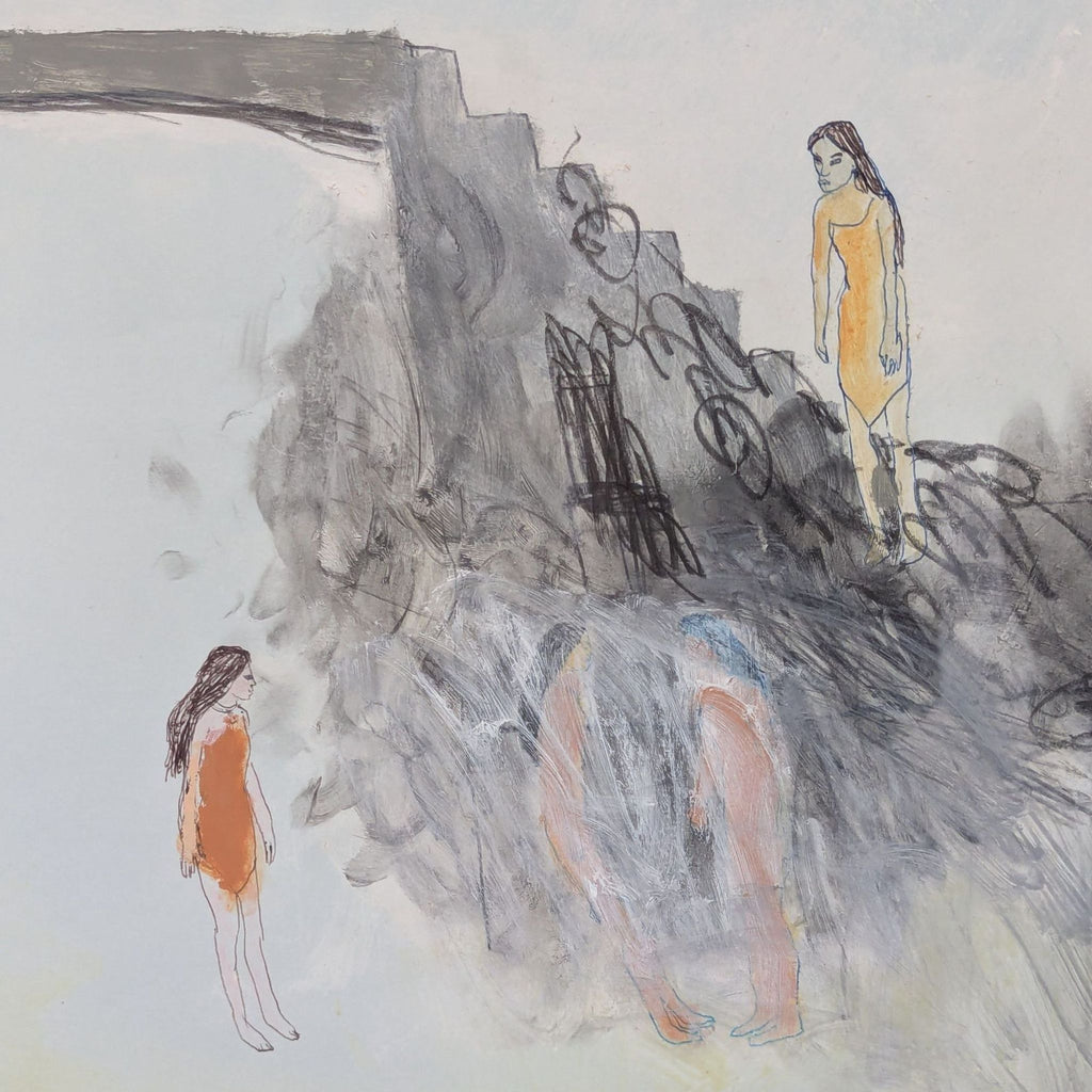 Clint Griffin “High Diving Act One” 2001 Framed Artwork - Accepted Offer (21.05% discount)