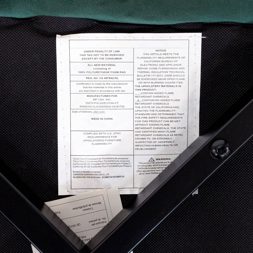 Modern Green Velvet Lounge Chair with Ottoman - Wood Legs - Accepted Offer (33.33% discount)