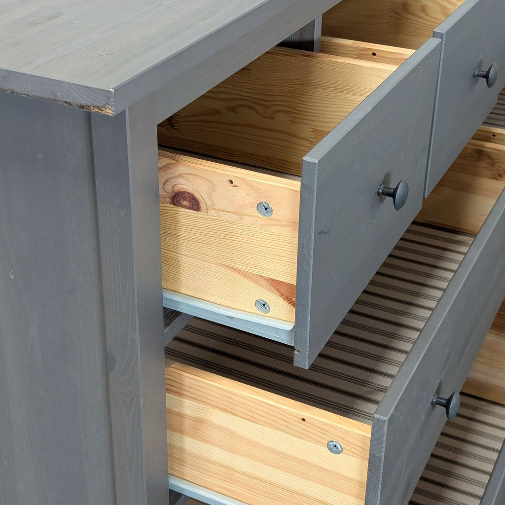 Ikea Hemnes Gray 8-Drawer Dresser – Spacious Storage Organizer