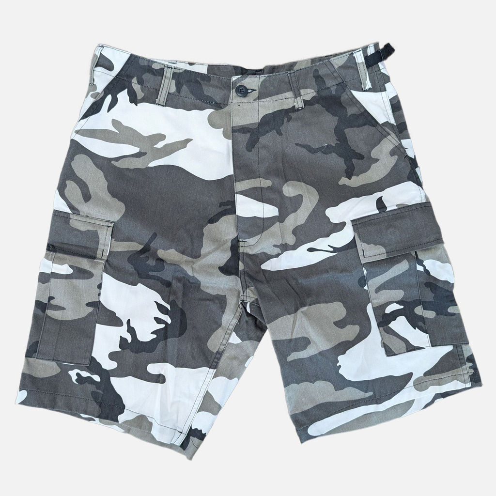 Men's Camo Cargo Shorts, Medium Regular, Waist 31-35 Inches