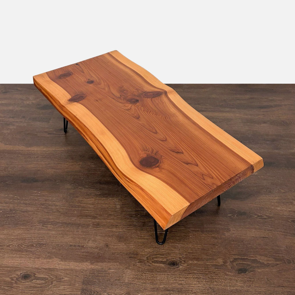 Live Edge Coffee Table on Hairpin Legs - Accepted Offer (25.00% discount)