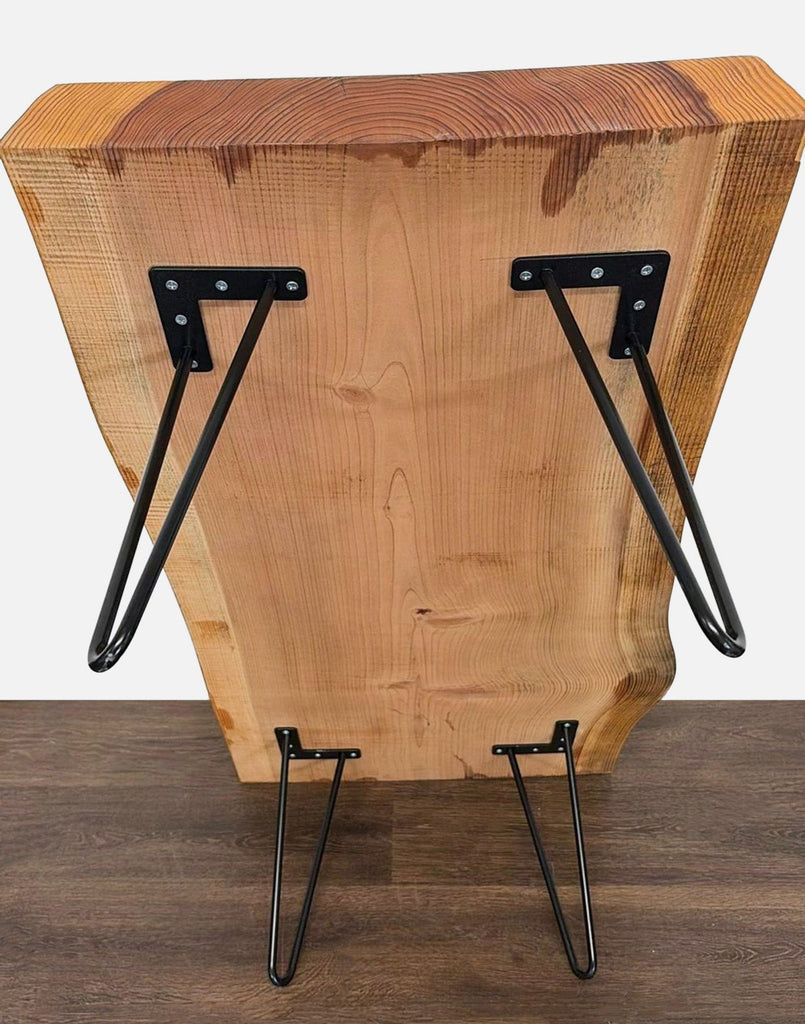 Live Edge Coffee Table on Hairpin Legs