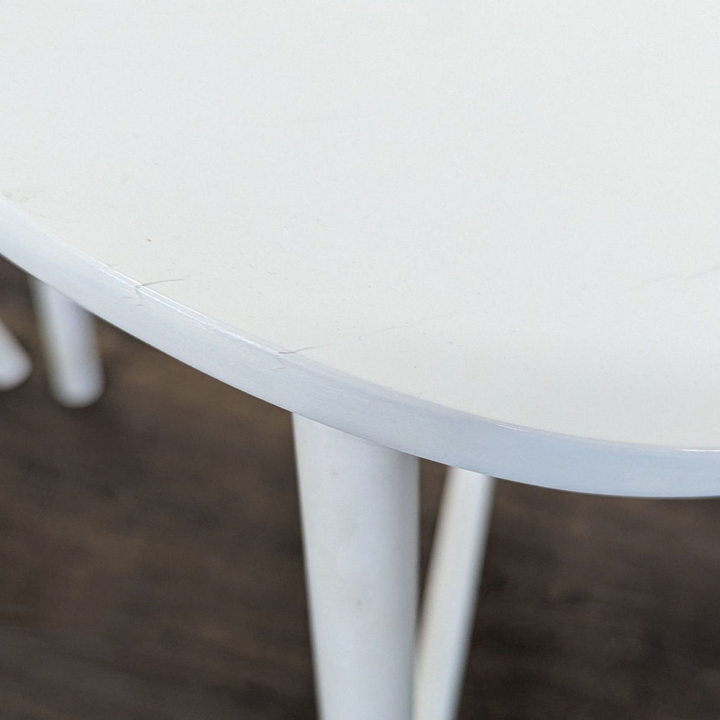 RH Baby & Child Modern White Childs Daphne Table and 2 Bailey Chairs