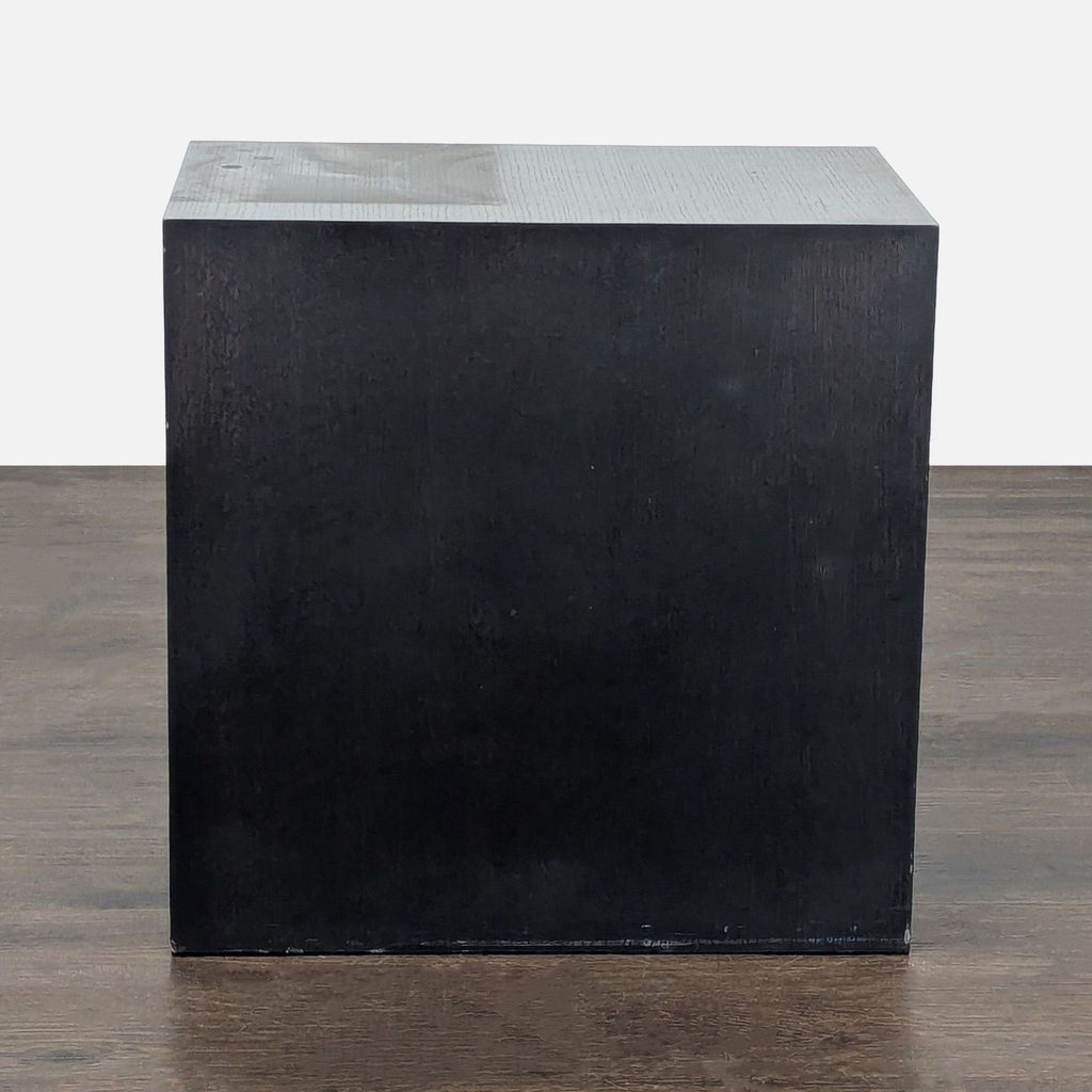 Two Drawer Nightstand with Open Shelf