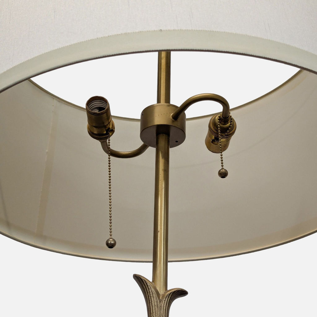 Wildwood Brantley Brass Faux Bamboo Floor Lamp