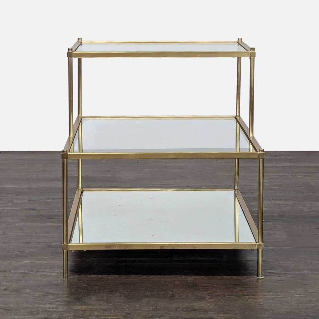 Stair Step Accent End Table