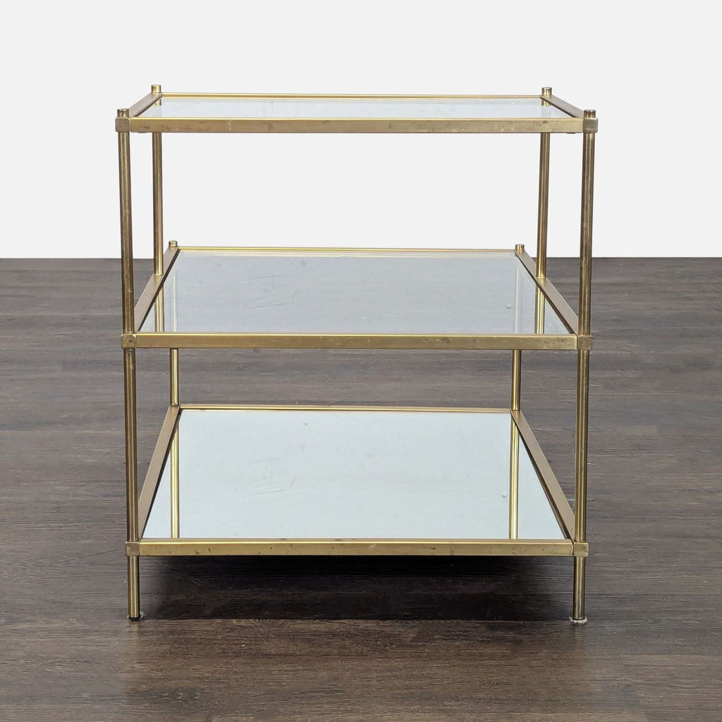 Stair Step Accent End Table