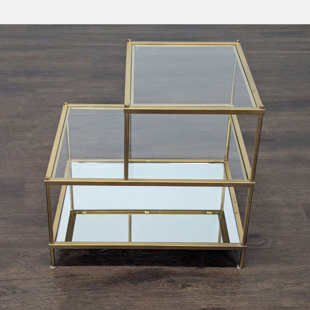 Stair Step Accent End Table