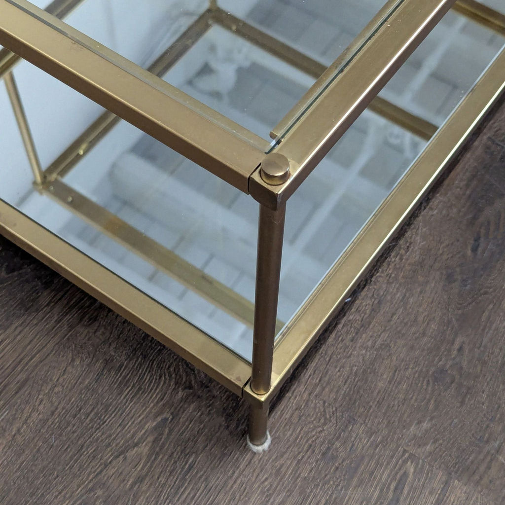 Stair Step Accent End Table
