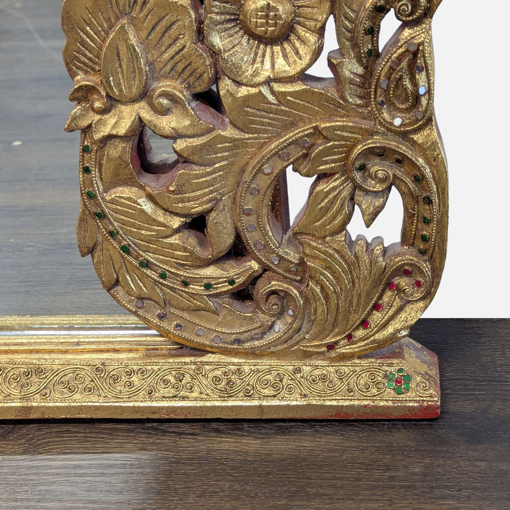 Baan Tawai Thailand Hand Carved Mirror