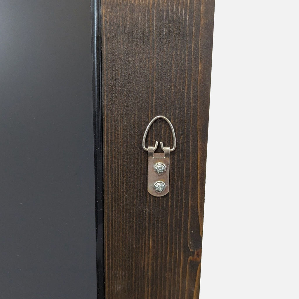 Wood Floor Mirror on Stand