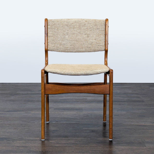 Certainly! Since you referred to “these images” but did not provide any images or the full description, I'll give three generic, distinct alt texts for a dining chair, each under 100 characters: