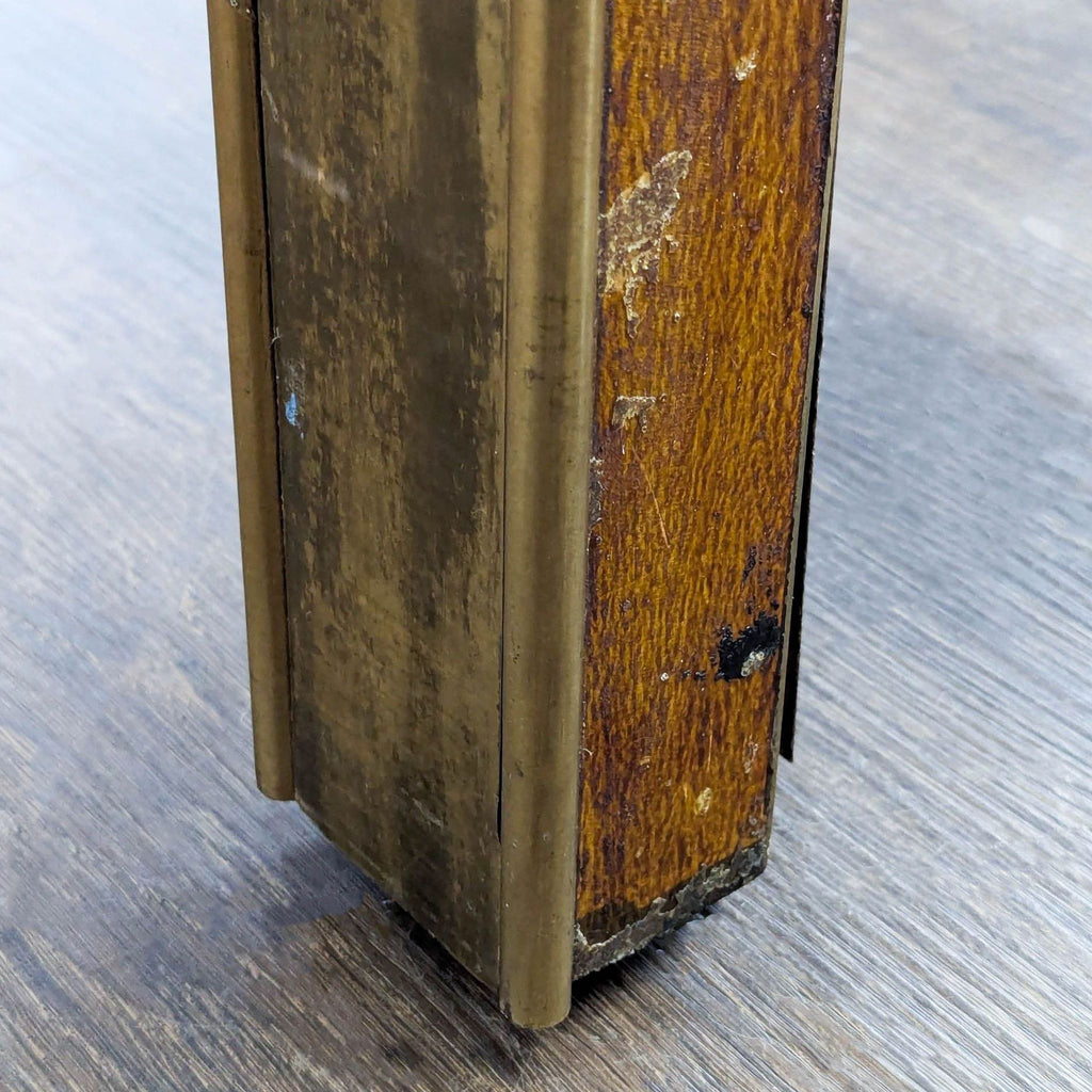 Vintage American Brass and Glass Coffee Table