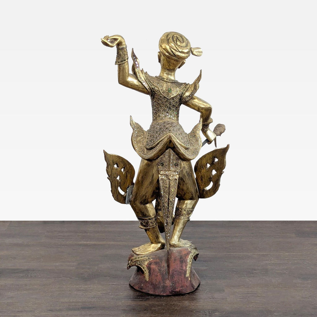 Baan Tawai Thailand hand carved / decorated teak ca 2005 (1of 2)