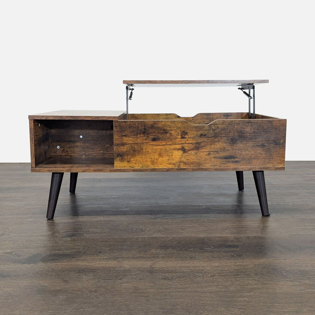 edx Adjustable Height Wooden Coffee Table