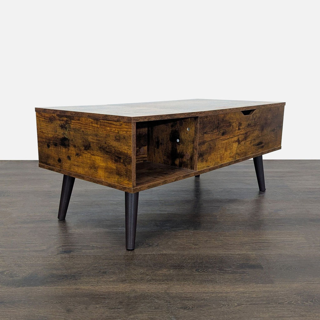 edx Adjustable Height Wooden Coffee Table