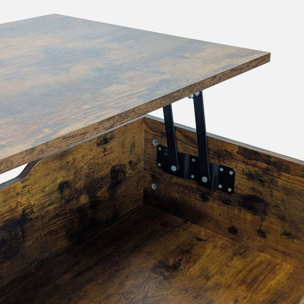 edx Adjustable Height Wooden Coffee Table