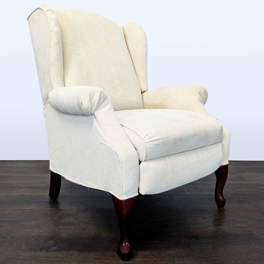 2. Stylish Lane Furniture lounge seat featuring neutral upholstery and a sturdy frame for comfort.  