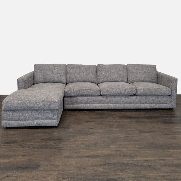 Modern Maiden Home sectional sofa with left-side chaise and plush cushions in soft, durable upholstery.