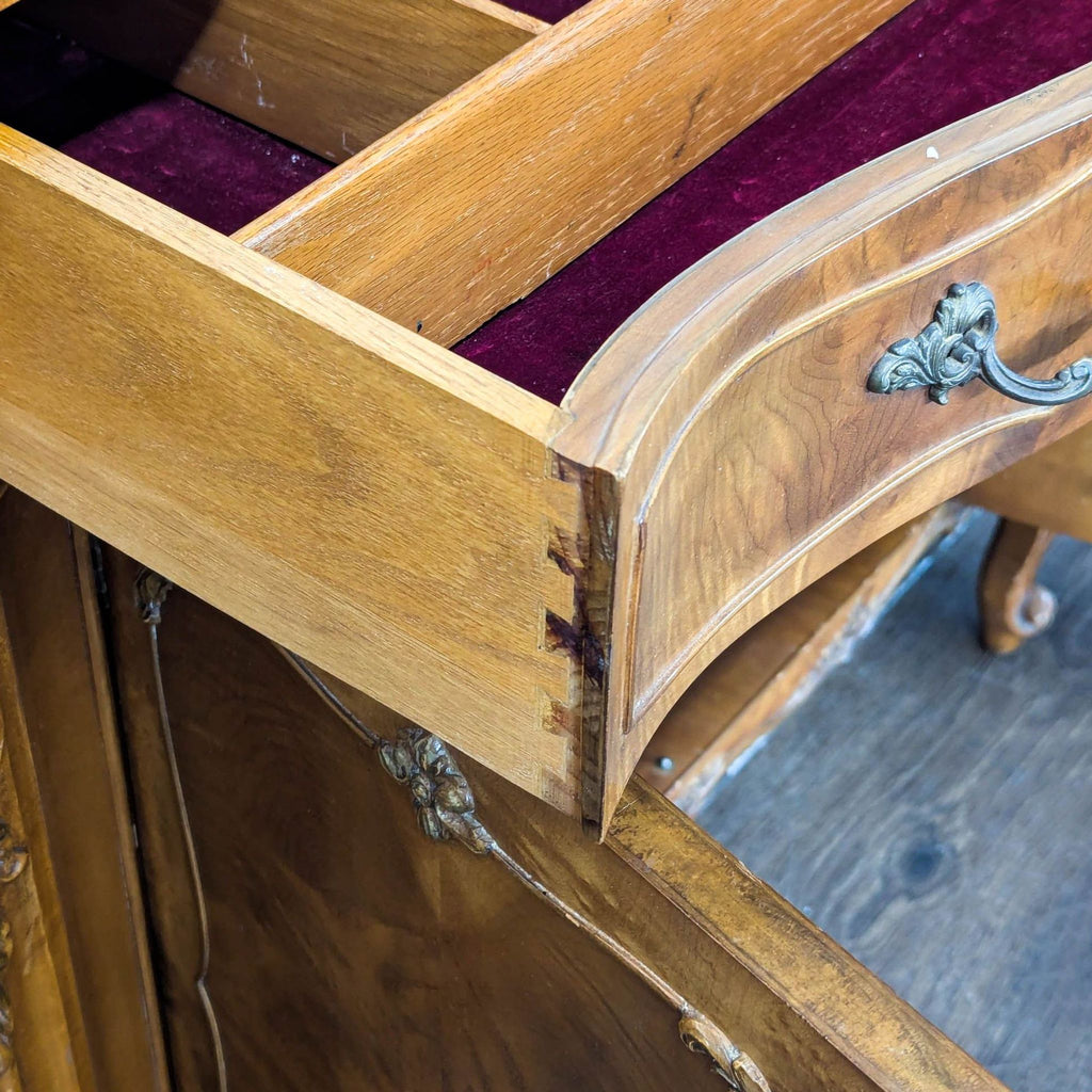 Classic French Provincial Sideboard with Storage