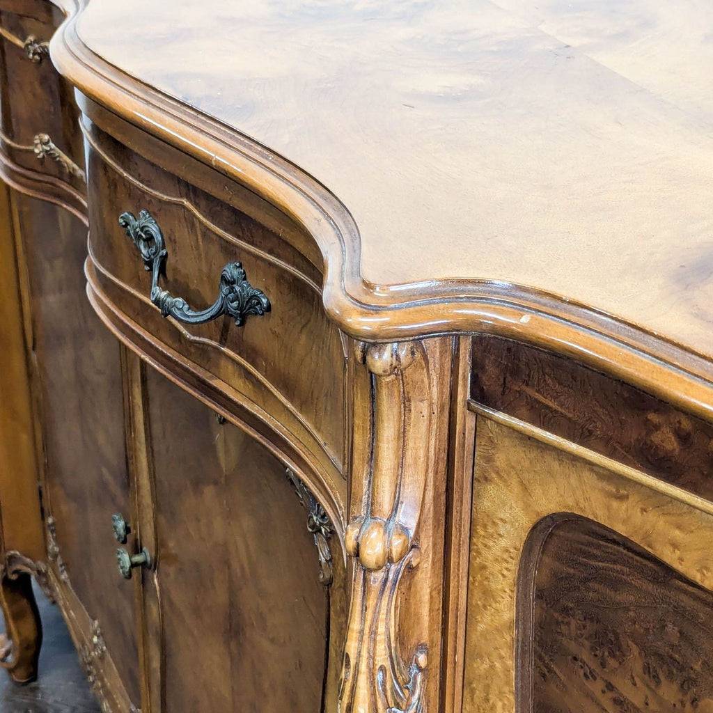 Classic French Provincial Sideboard with Storage