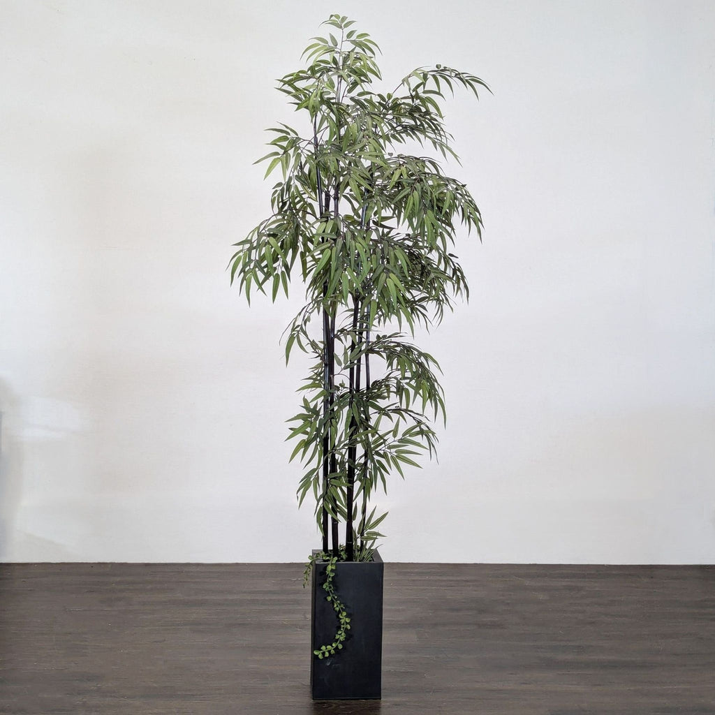 Faux Bamboo Palm in Pot